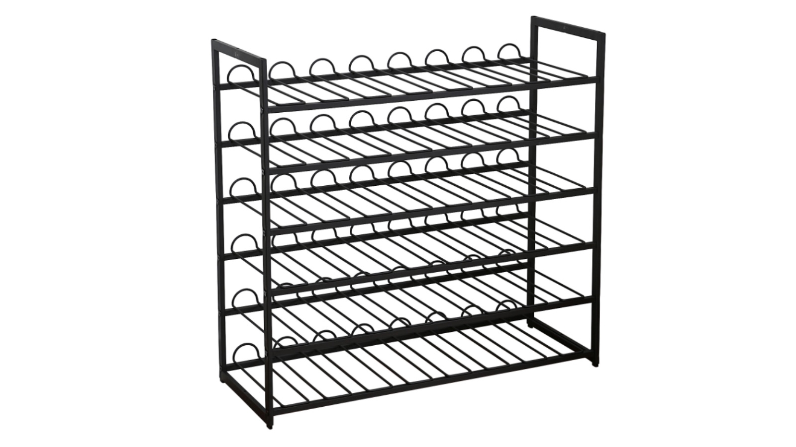 LT Williams 48 Bottle Wine Rack - Powder Coated Black
