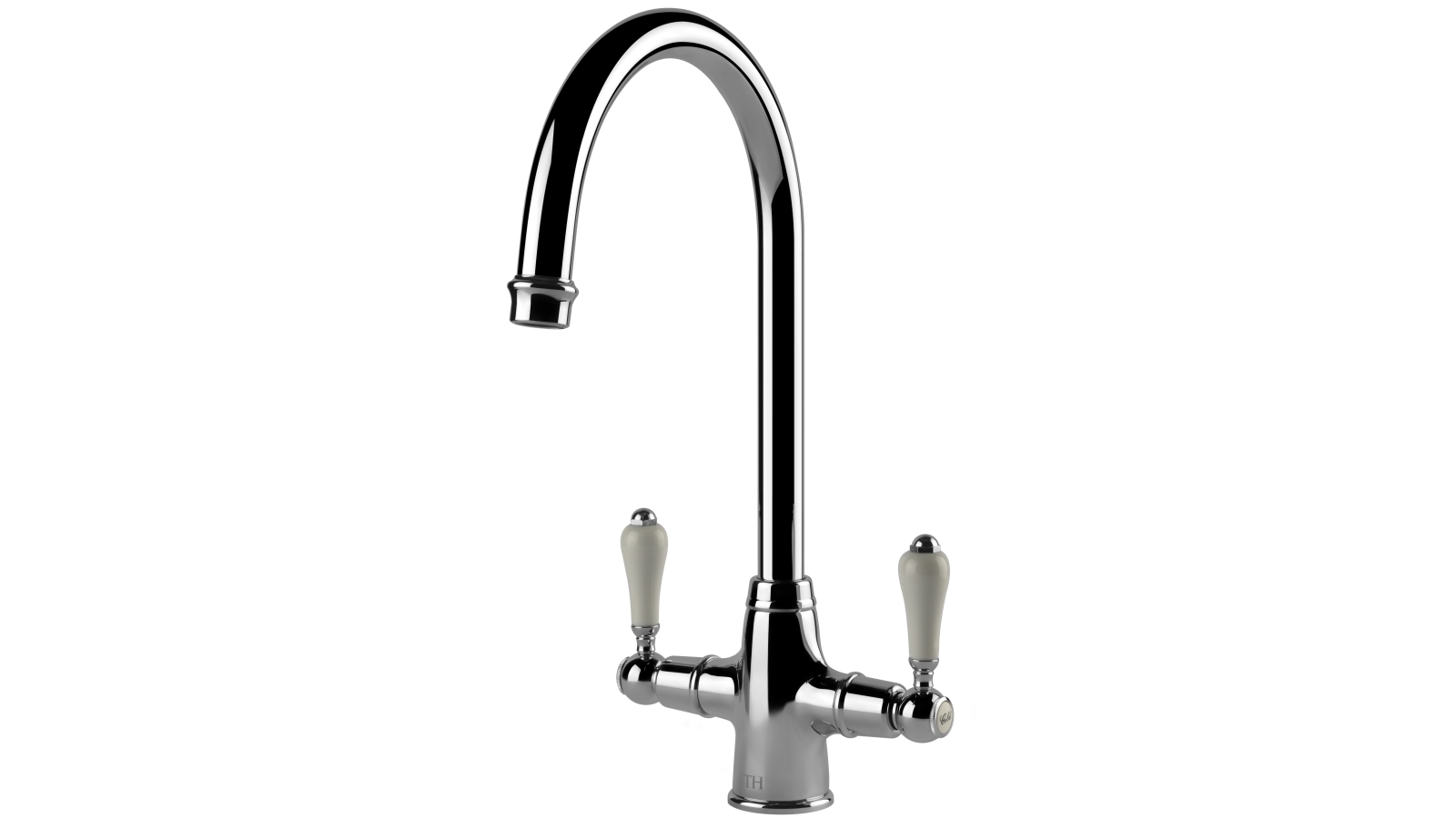Turner Hastings Ludlow Double Handle Sink Mixer - Chrome
