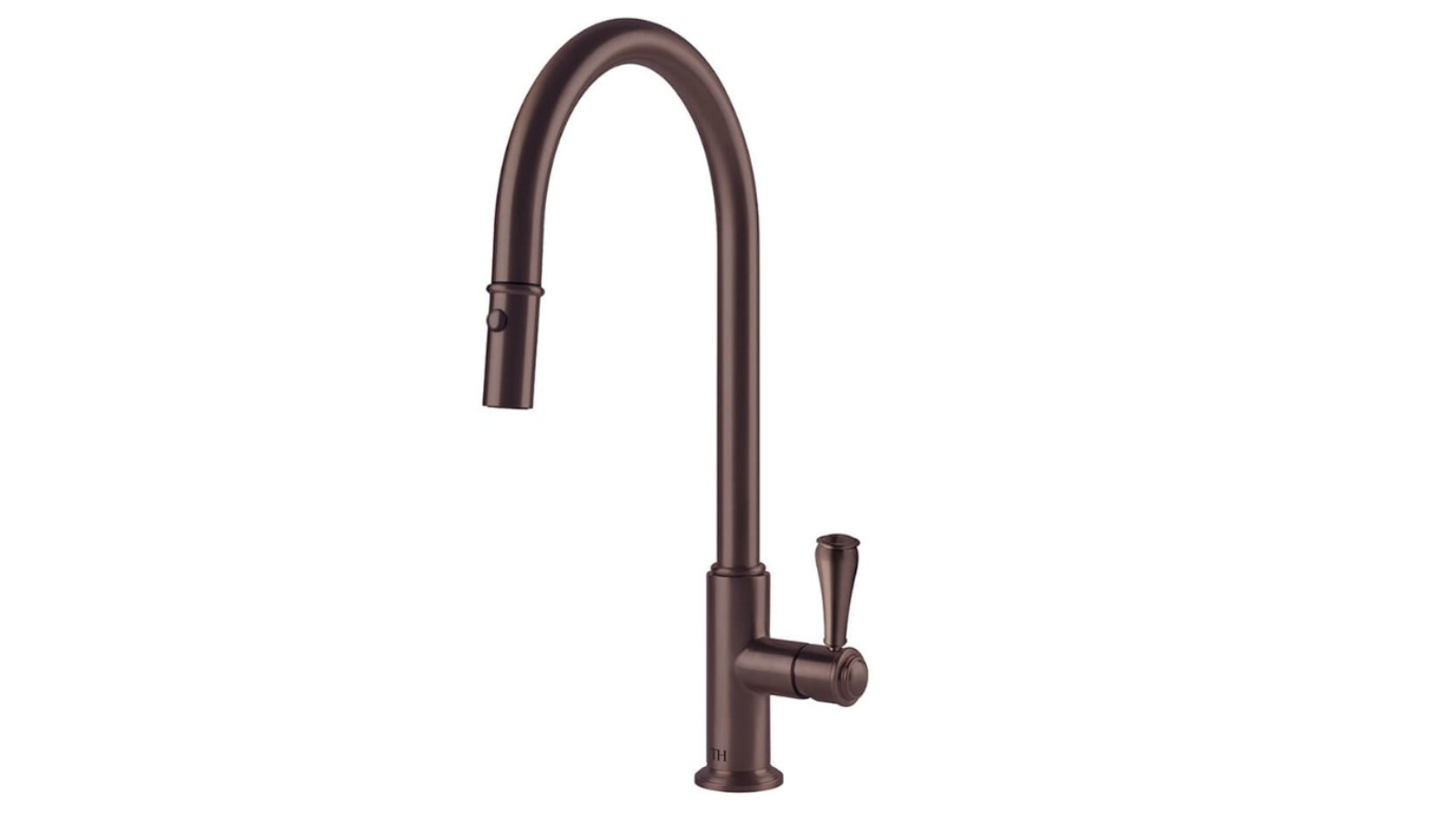 Turner Hastings Ludlow Pull-Out Sink Mixer with Metal Lever Handle - Bronze