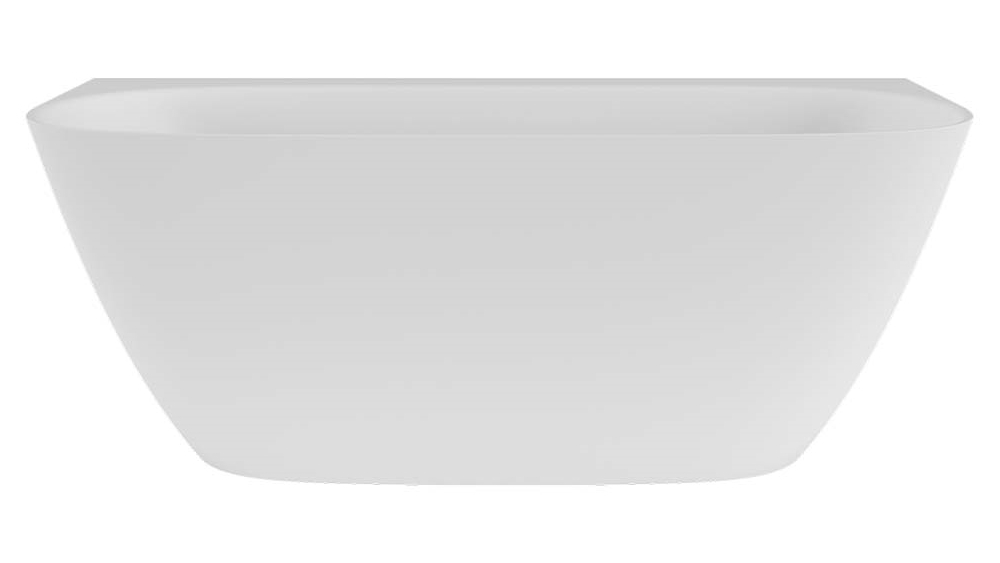 Victoria + Albert Lussari 1600mm Back-to-Wall Bath - Matt White