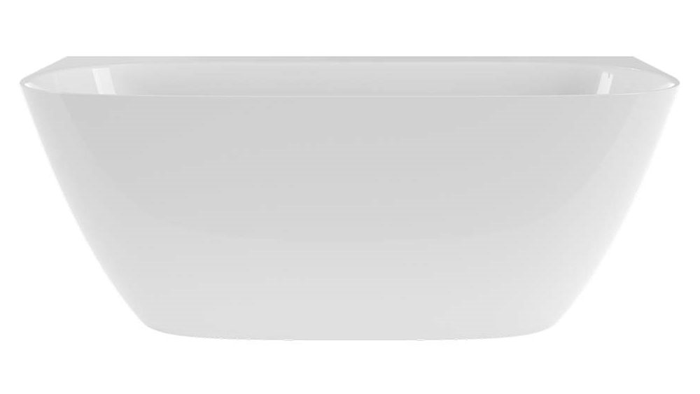 Victoria + Albert Lussari 1600mm Back-to-Wall Bath - Gloss White