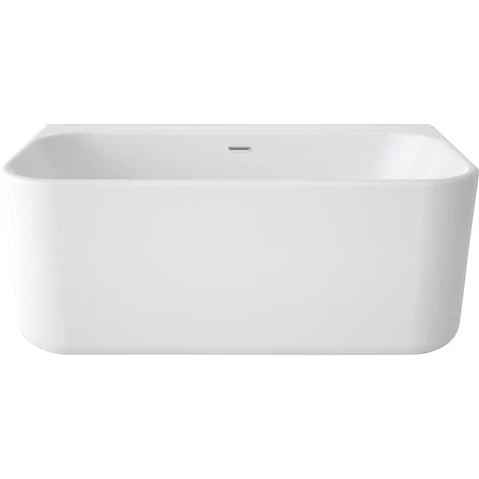 Luna Contemporary 1400mm Back to Wall Freestanding Bath