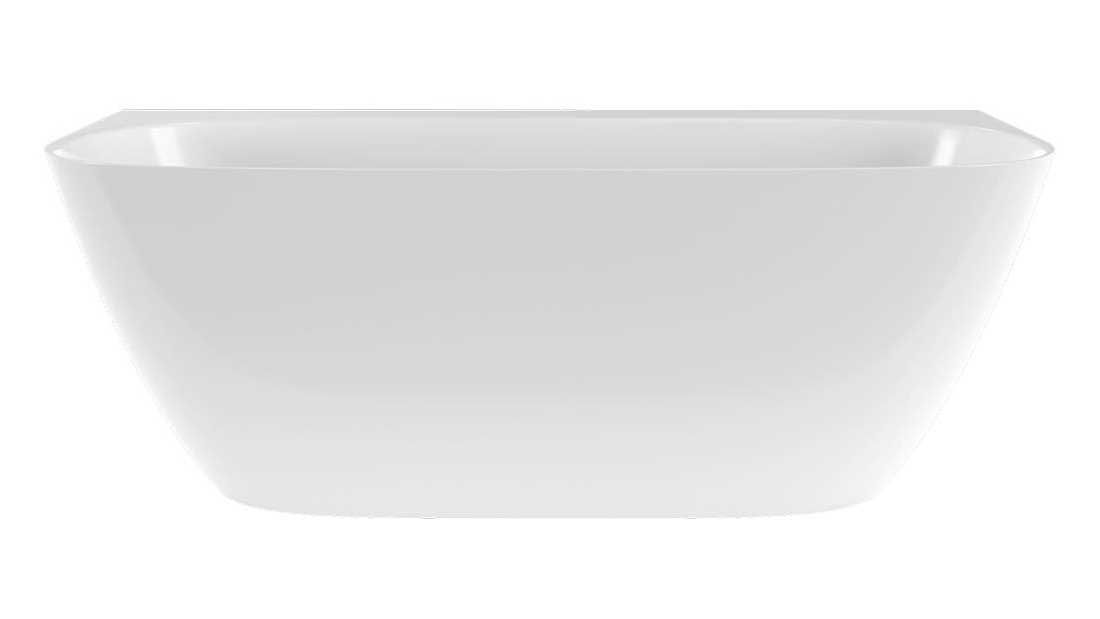 Victoria + Albert Lussari 1700mm Back to Wall Bath - Gloss White