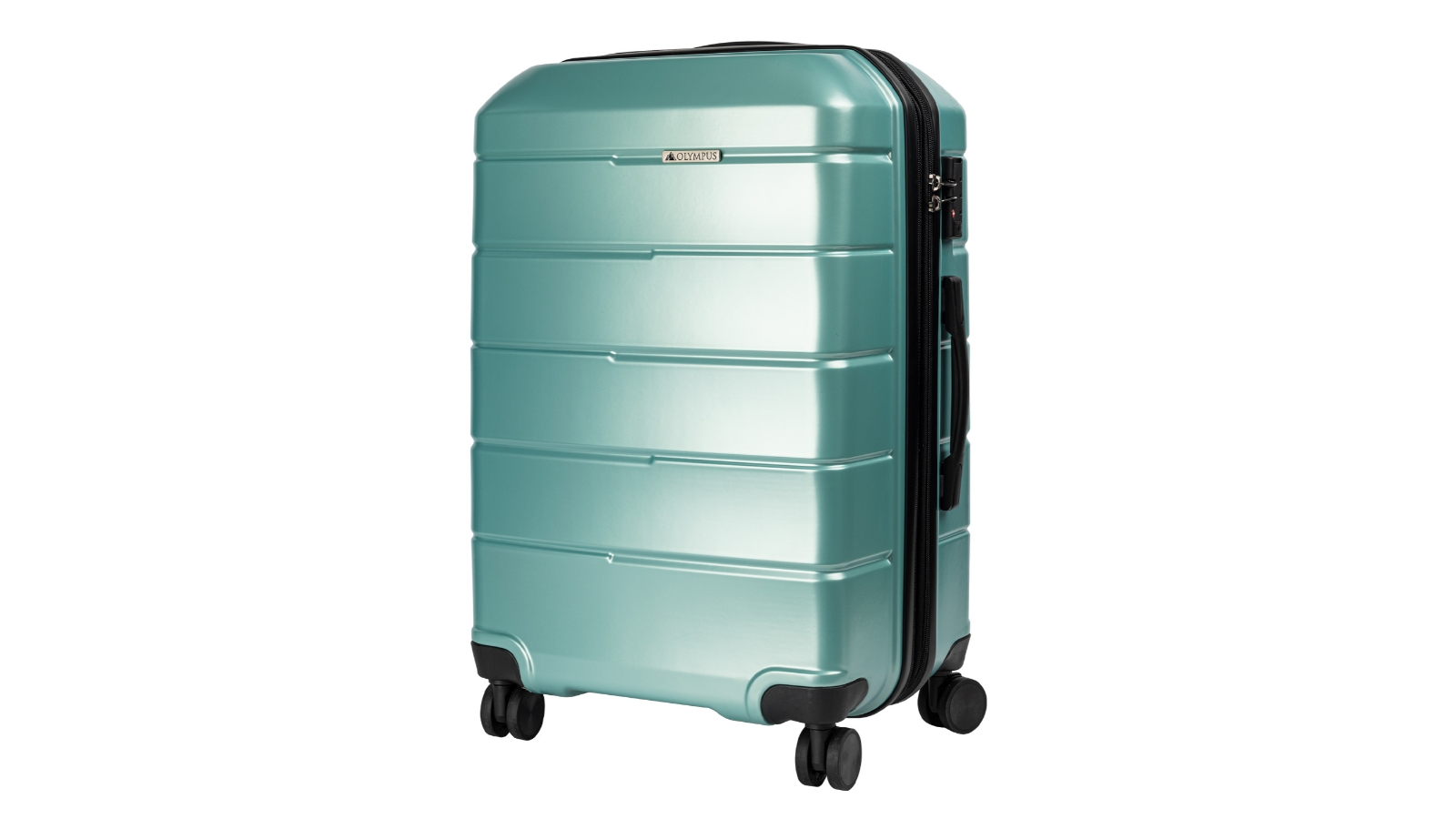 Olympus Artemis Hard Shell Electric Teal Suitcase ABS+PC - 24 inch