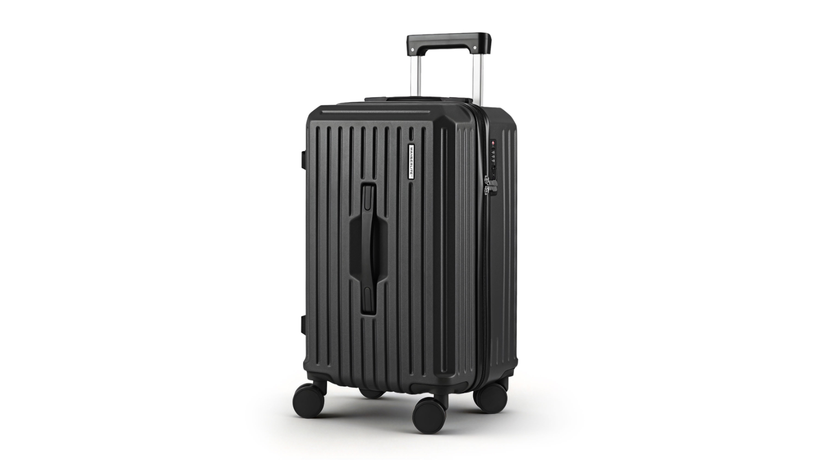 Wanderlite 20inch Carry-on Trunk Luggage Suitcase with TSA Lock - Black