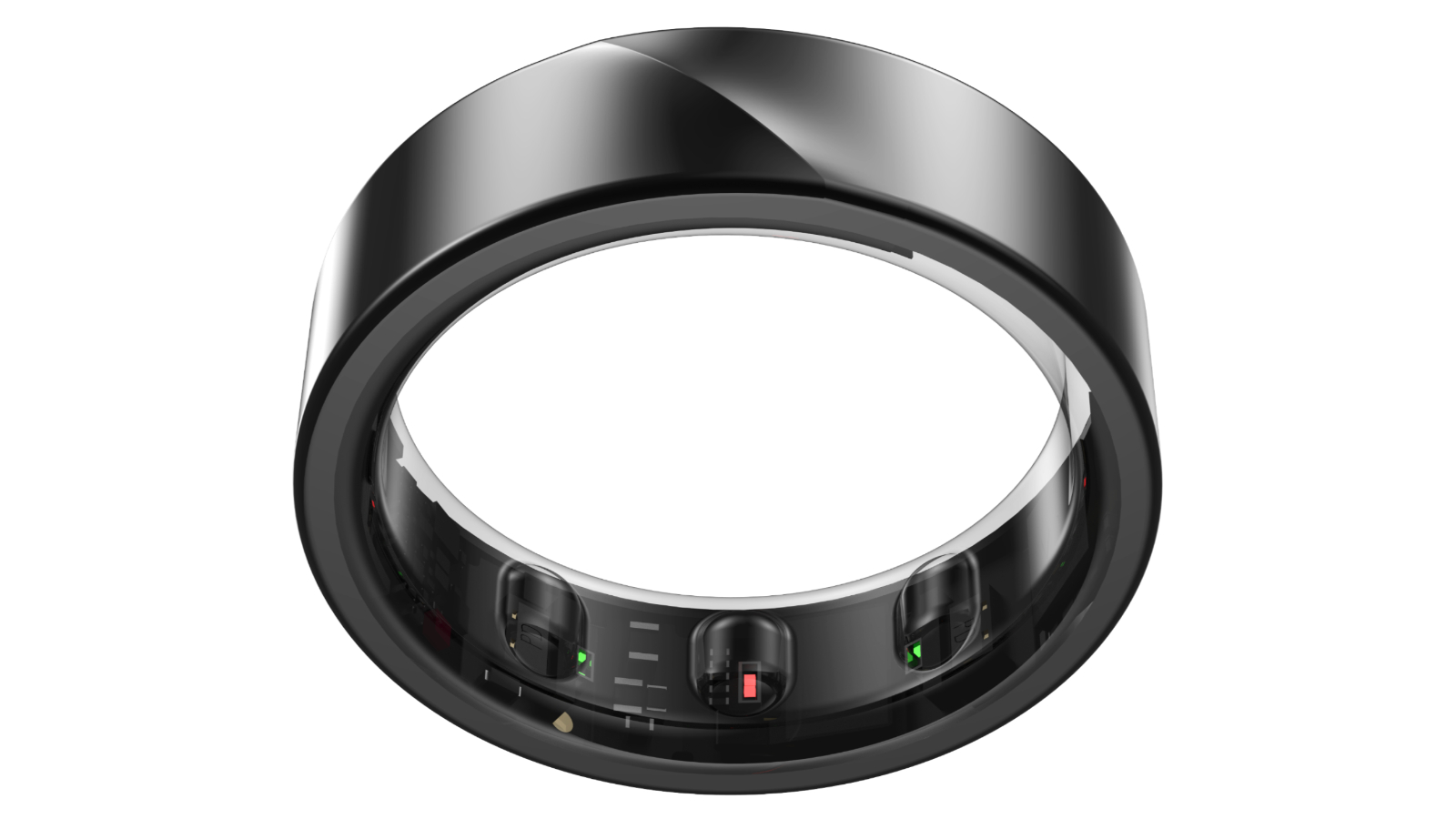 Luna Gen 2 Midnight Black Smart Ring - Size 14