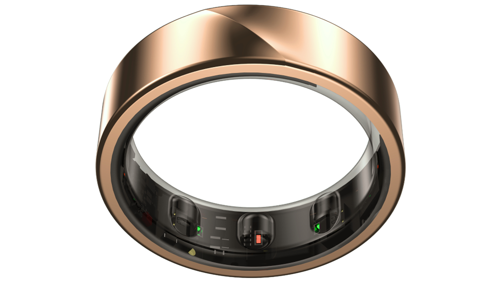 Luna Gen 2 Rose Gold Smart Ring - Size 6