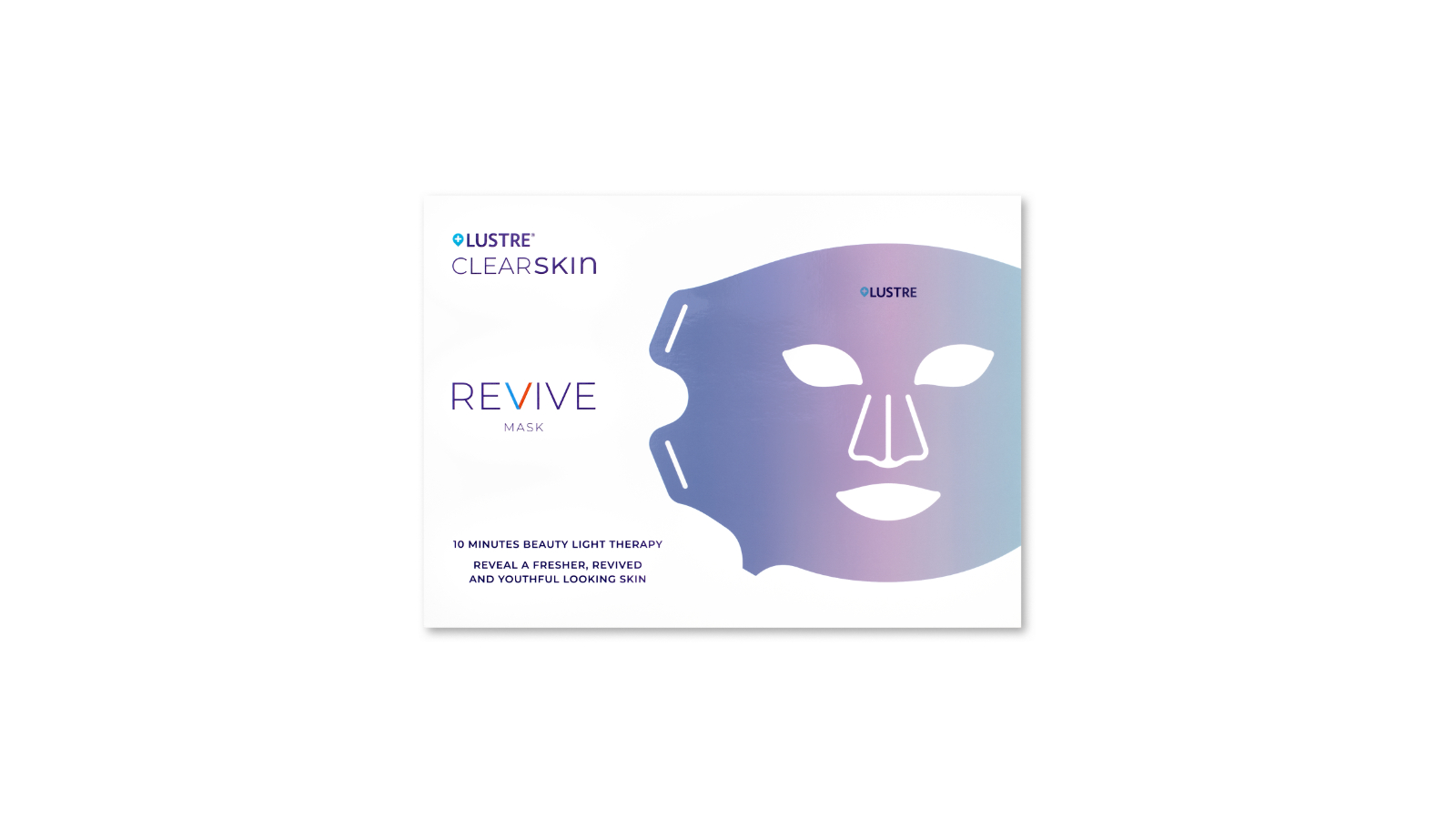Lustre ClearSkin Revive LED Beauty Mask | Harvey Norman