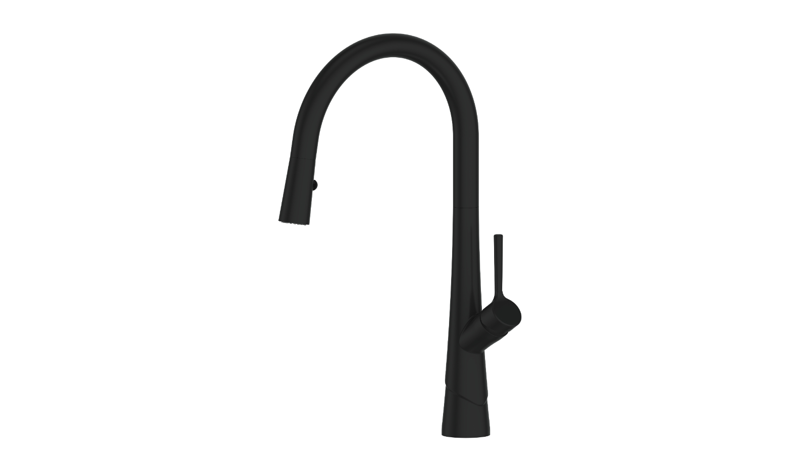 Greens Lustro II Pull Down Sink Mixer - Matte Black