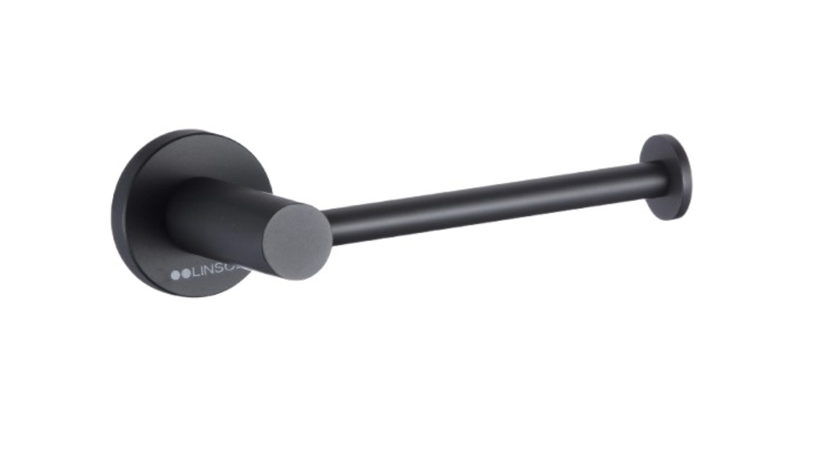 Linsol Lux S2 Toilet Roll Holder - Matte Black