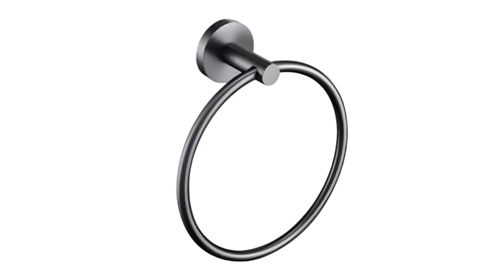 Linsol Lux S2 Towel Ring - Gunmetal