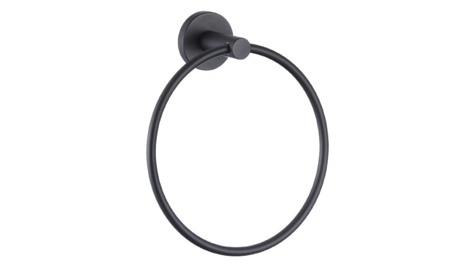 Linsol Lux S2 Towel Ring - Matte Black 