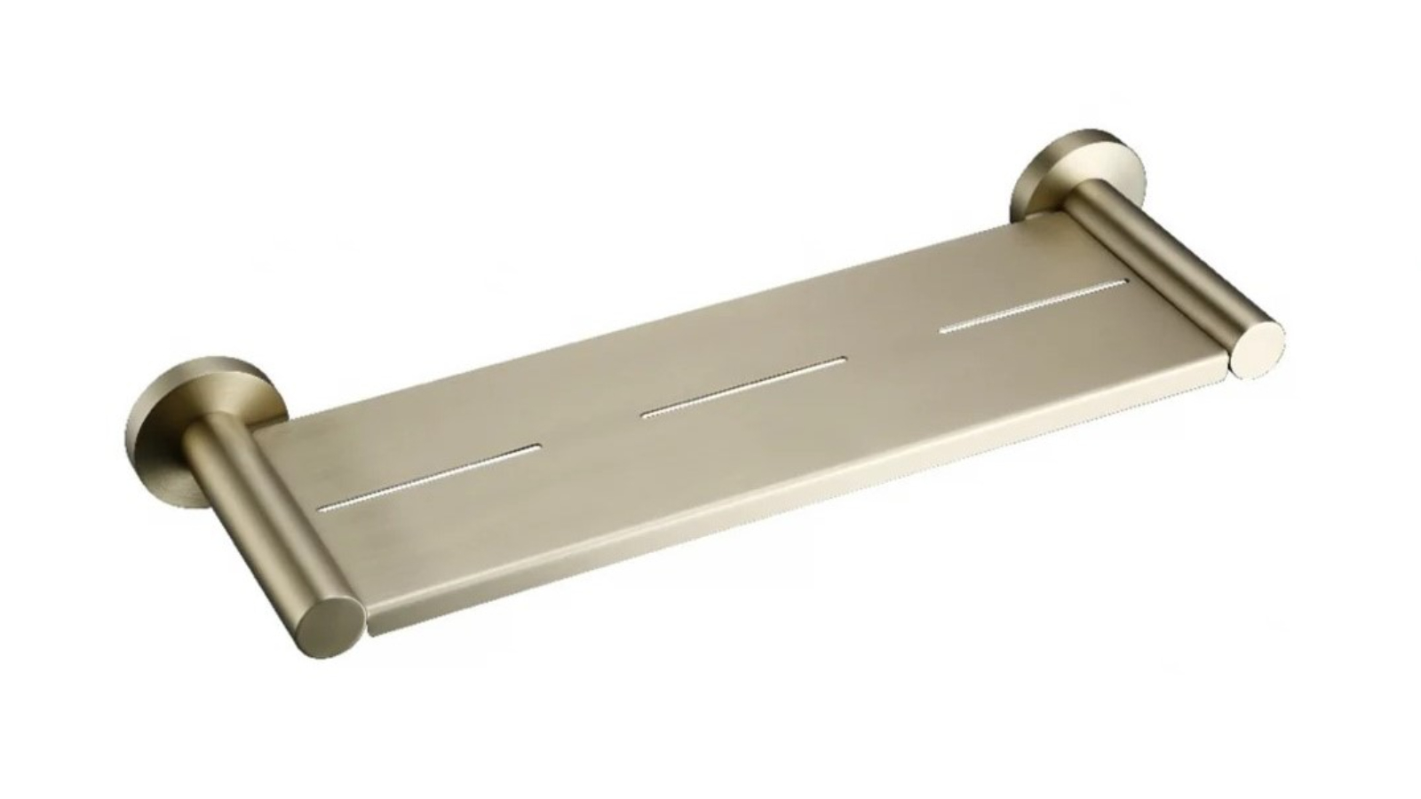 Linsol Lux S2 Shower Shelf - Brushed Brass