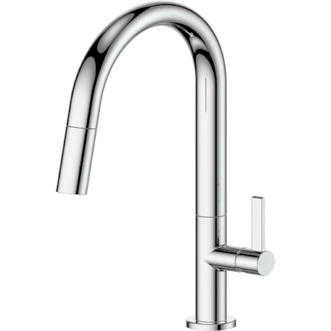 Greens Luxe Pull Down Sink Mixer - Chrome