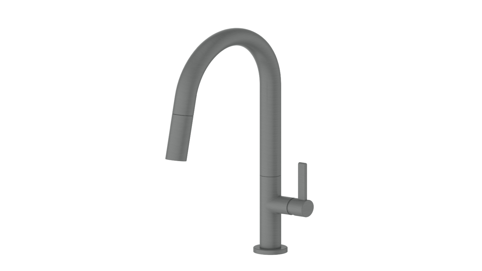 Greens Luxe Pull Down Sink Mixer - Gunmetal