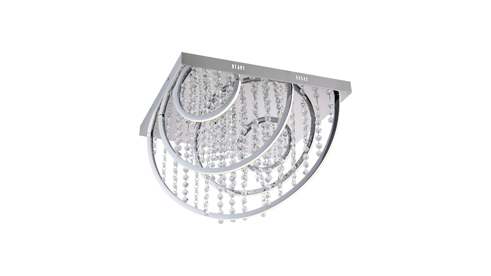 Pretty & Practical Reims Sparkling Crystal Ceiling Light with RGB Glow