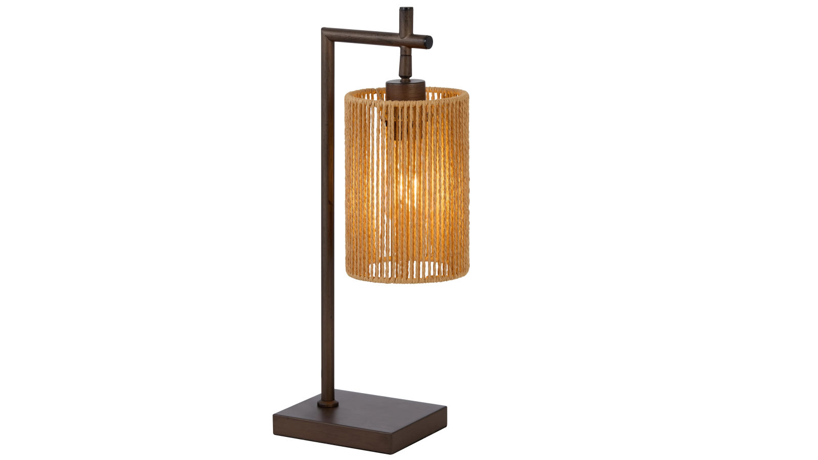 Pretty & Practical Versailles Luxury Bronze Table Lamp with Natural String Shade Charm
