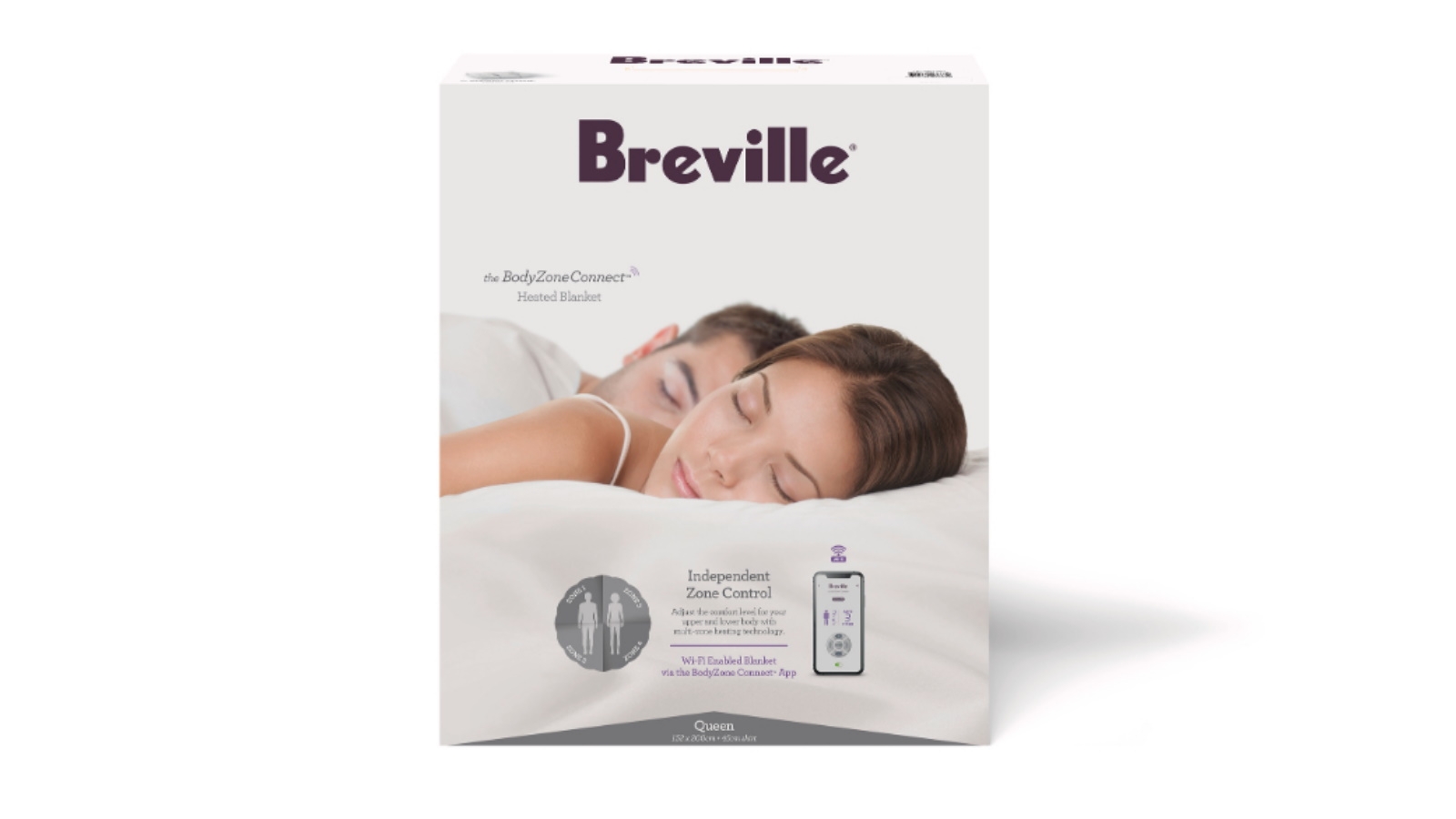 Breville bzb537wht queen quilted electric blanket 2025