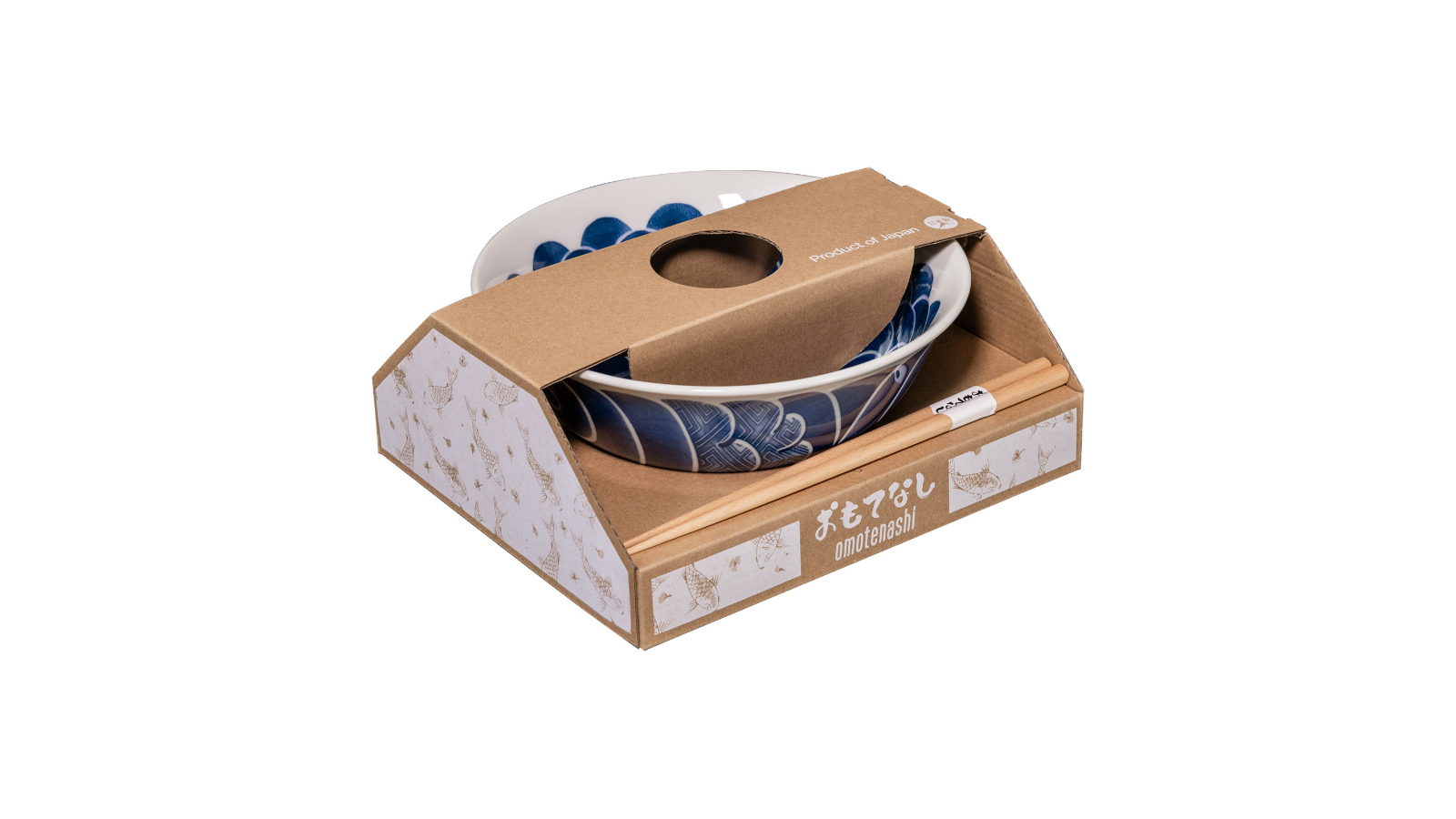 Omotenashi Kikumon Ramen Bowl Gift Set