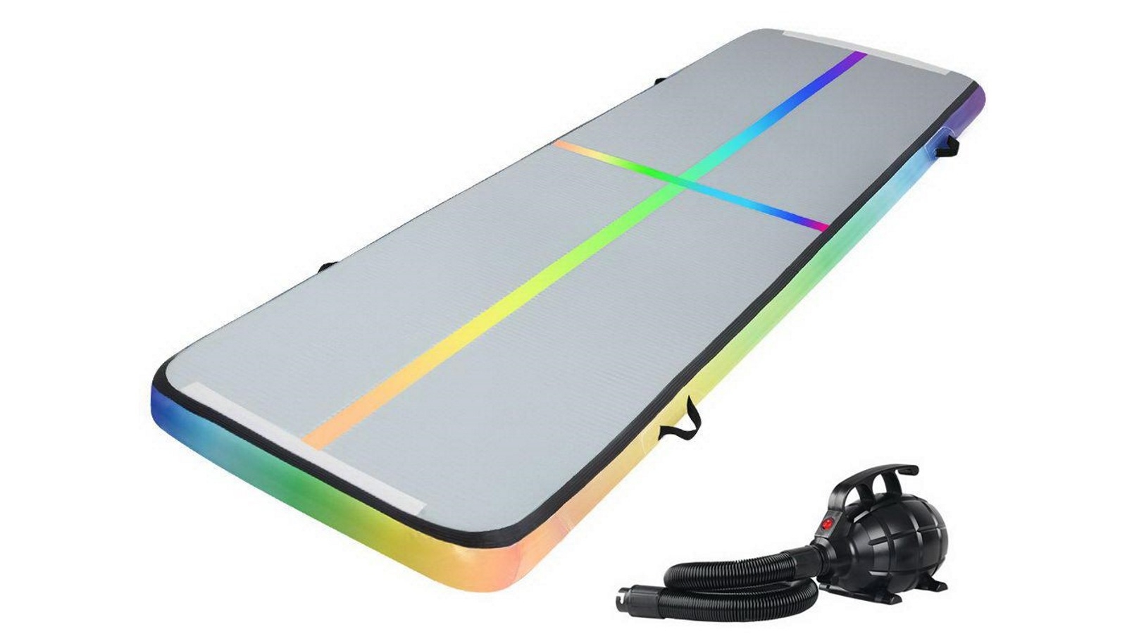 Everfit 4m Air Track Gymnastics Tumbling Exercise Mat with Pump Inflatable Colored