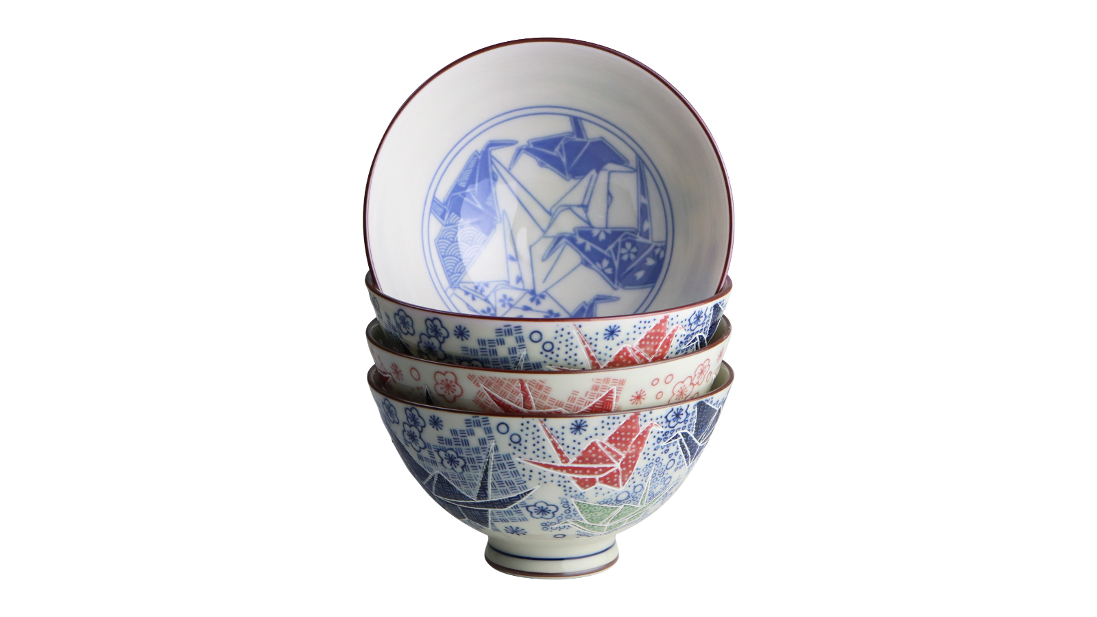 Omotenashi Set of 4 Oritsuru Bowl