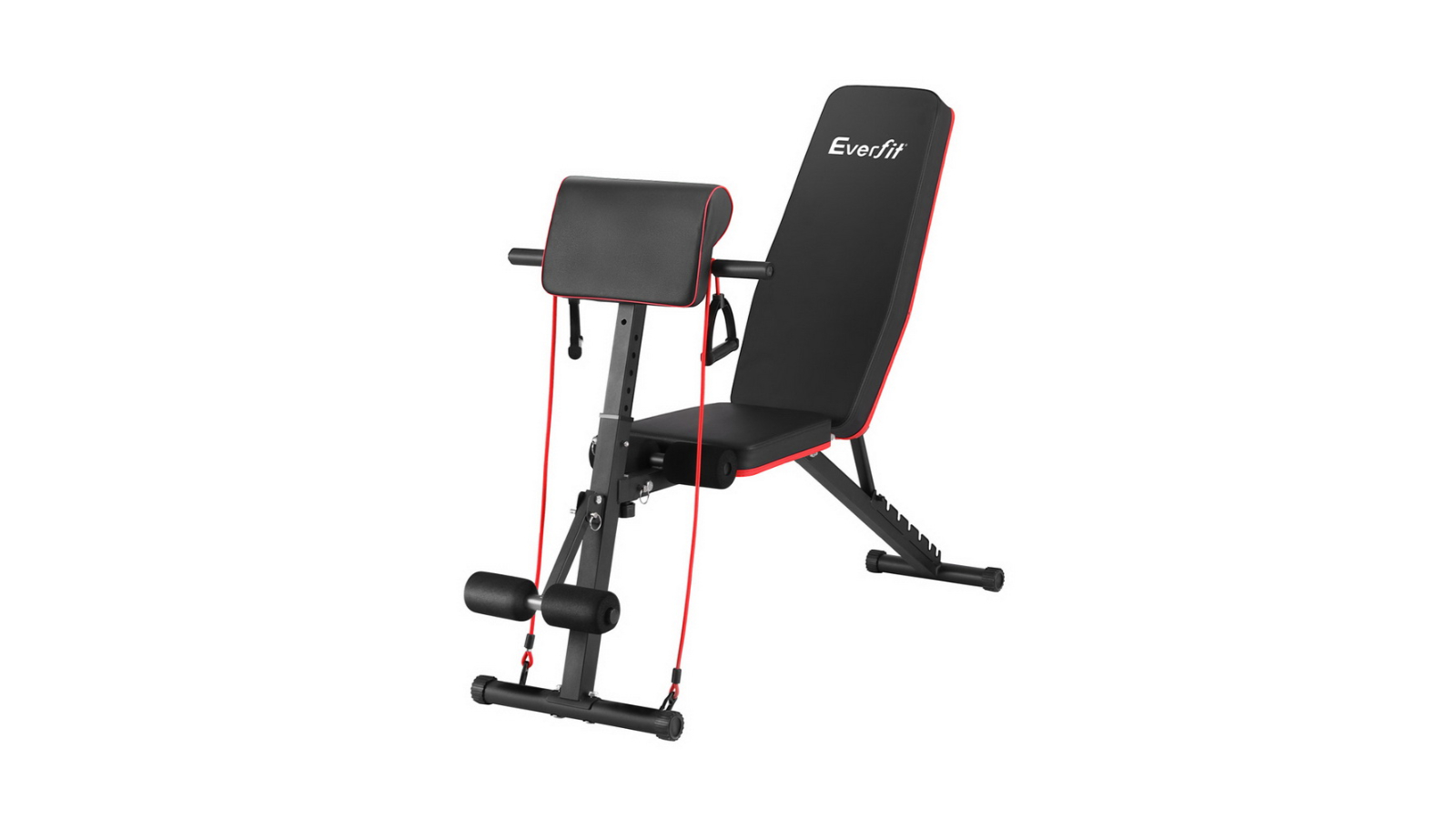 Everfit Preacher Curl Bench Press Dumbbell Stool 260kg Adjustable Weight Bench