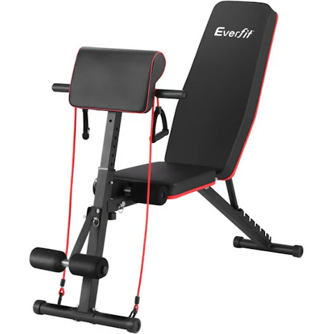 Everfit Preacher Curl Bench Press Dumbbell Stool 260kg Adjustable Weight Bench