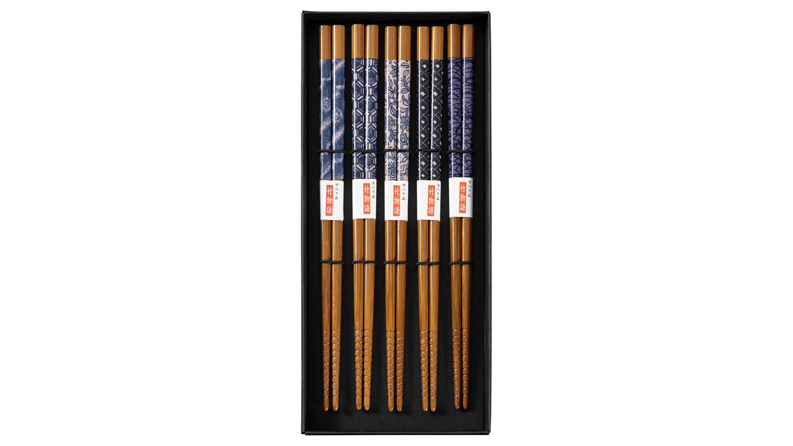 Omotenashi Set of 5 Shibori Chopstick