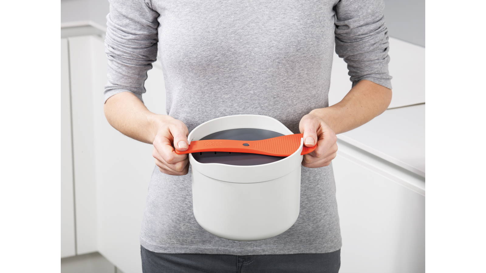 Joseph Joseph M-Cuisine White Microwave Rice Cooker | Harvey Norman