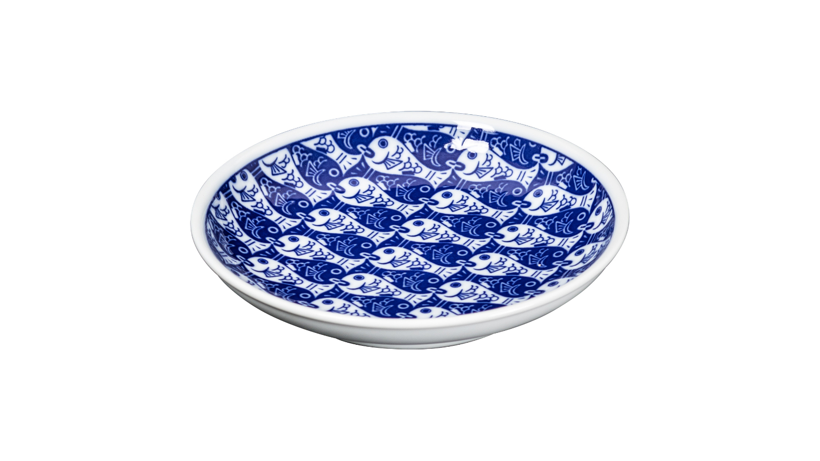 Omotenashi Medetai Large Plate - Blue