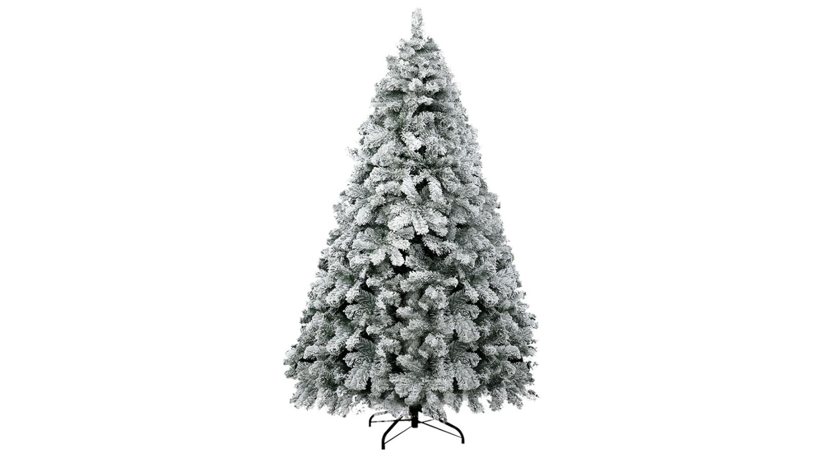 Jingle Jollys Christmas Tree 180cm Snowy 520 Tips