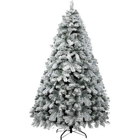 Jingle Jollys Christmas Tree 180cm Snowy 520 Tips