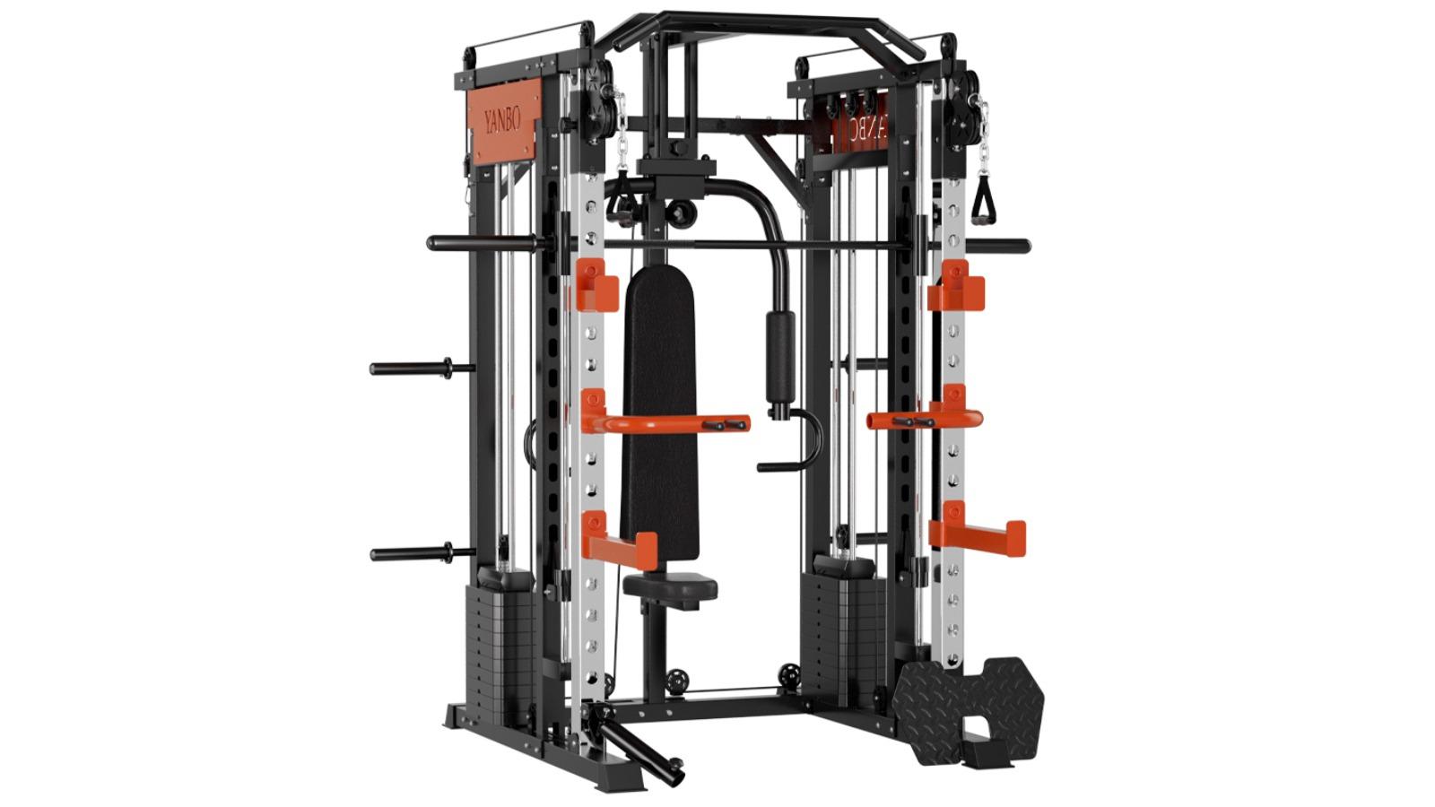 SmartFit M1 Ultra Multi-Functional Trainer Smith Machine with Pin Loaded Weight - 130kg