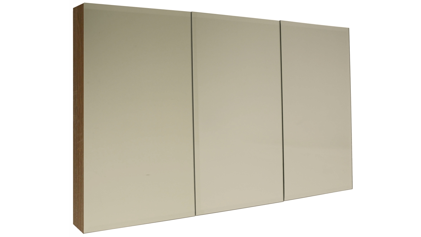 Ledin Mosman 1200mm Mirrored Shaving Cabinet – Walnut