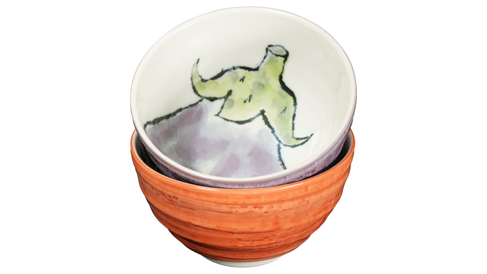 Omotenashi Set of 2 Etegami Tasai Nasu and Akakabu Gift