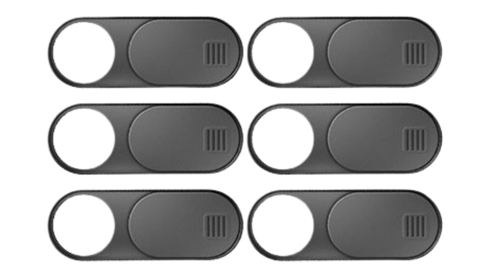X-CAR 6 Piece Replacement Slide Camera Cover for Tesla Model 3 2017-2023/Model Y 2021-2024