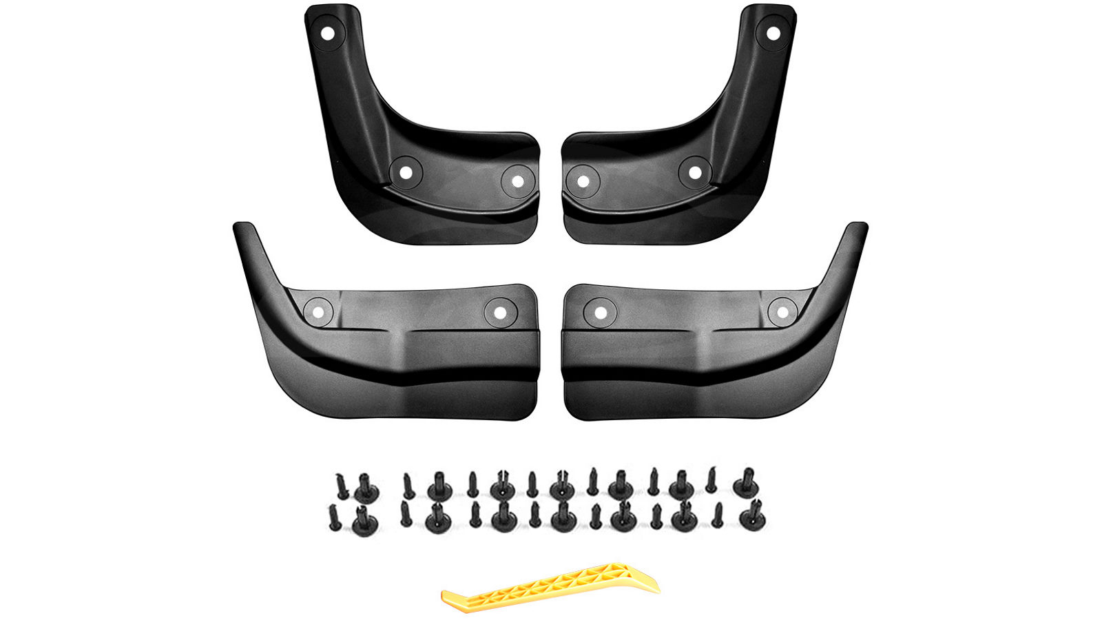X-Car Mud Flaps Splash Guards Mudguard Fender Front and Rear Set of 4 for New Tesla Model 3 Highland 2024