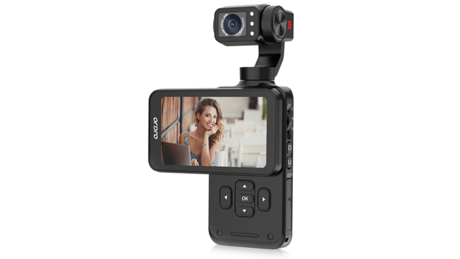 Wholesale New Ordro M5 Vlog Pocket Action Camera 5K 3-Axis Anti-shake Digital Video Camcorder 3.5" Screen Face Tracking