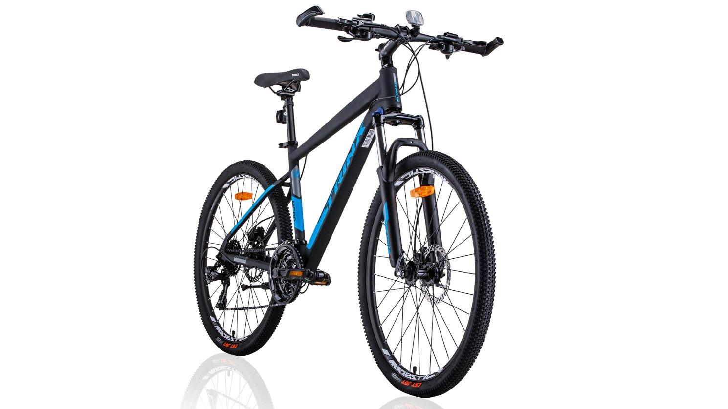 Trinx M600 17inch 24 Speed Mountain Bike - Matt Black/Blue