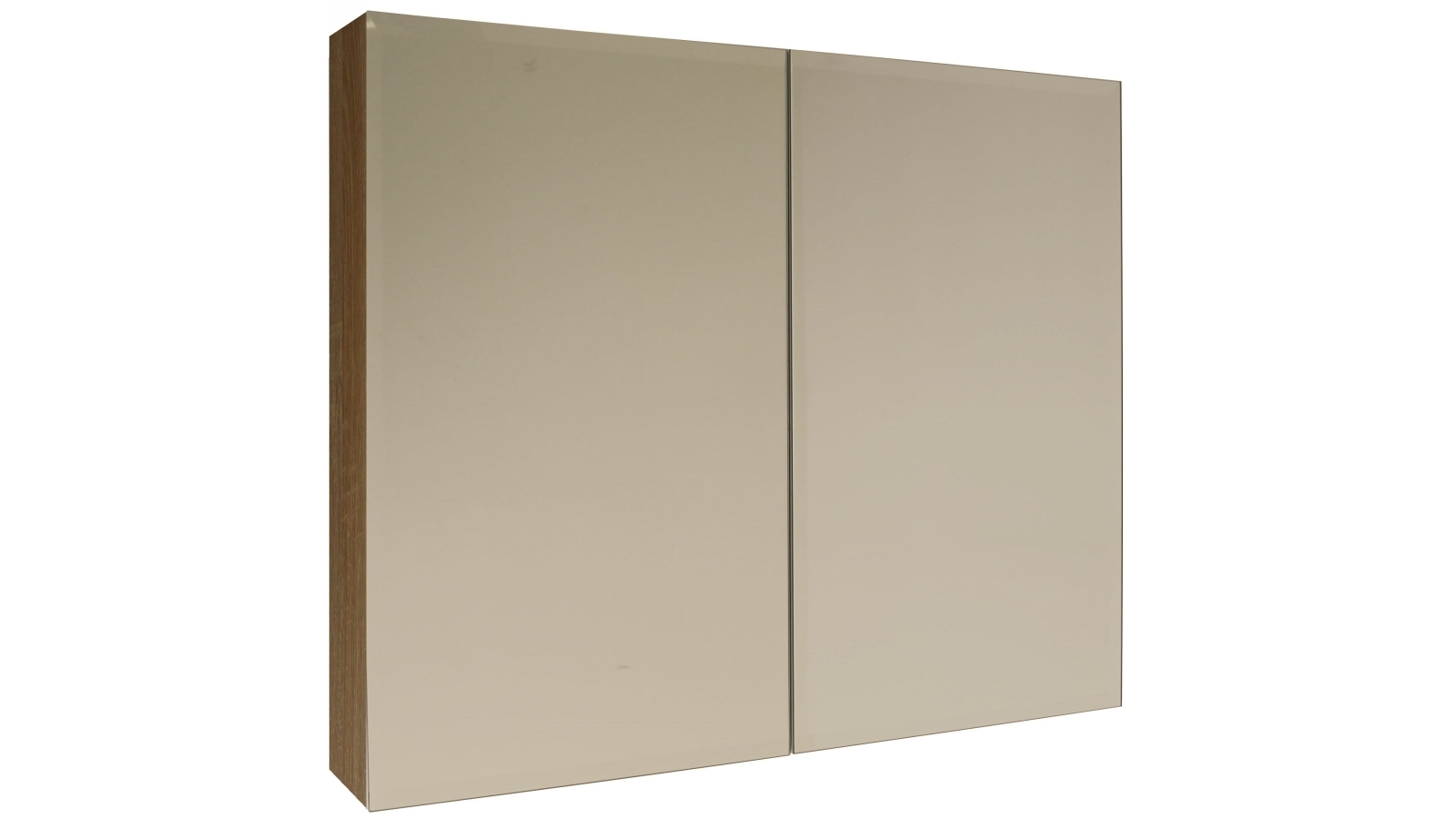 Ledin Mosman 600mm Mirrored Shaving Cabinet - Walnut