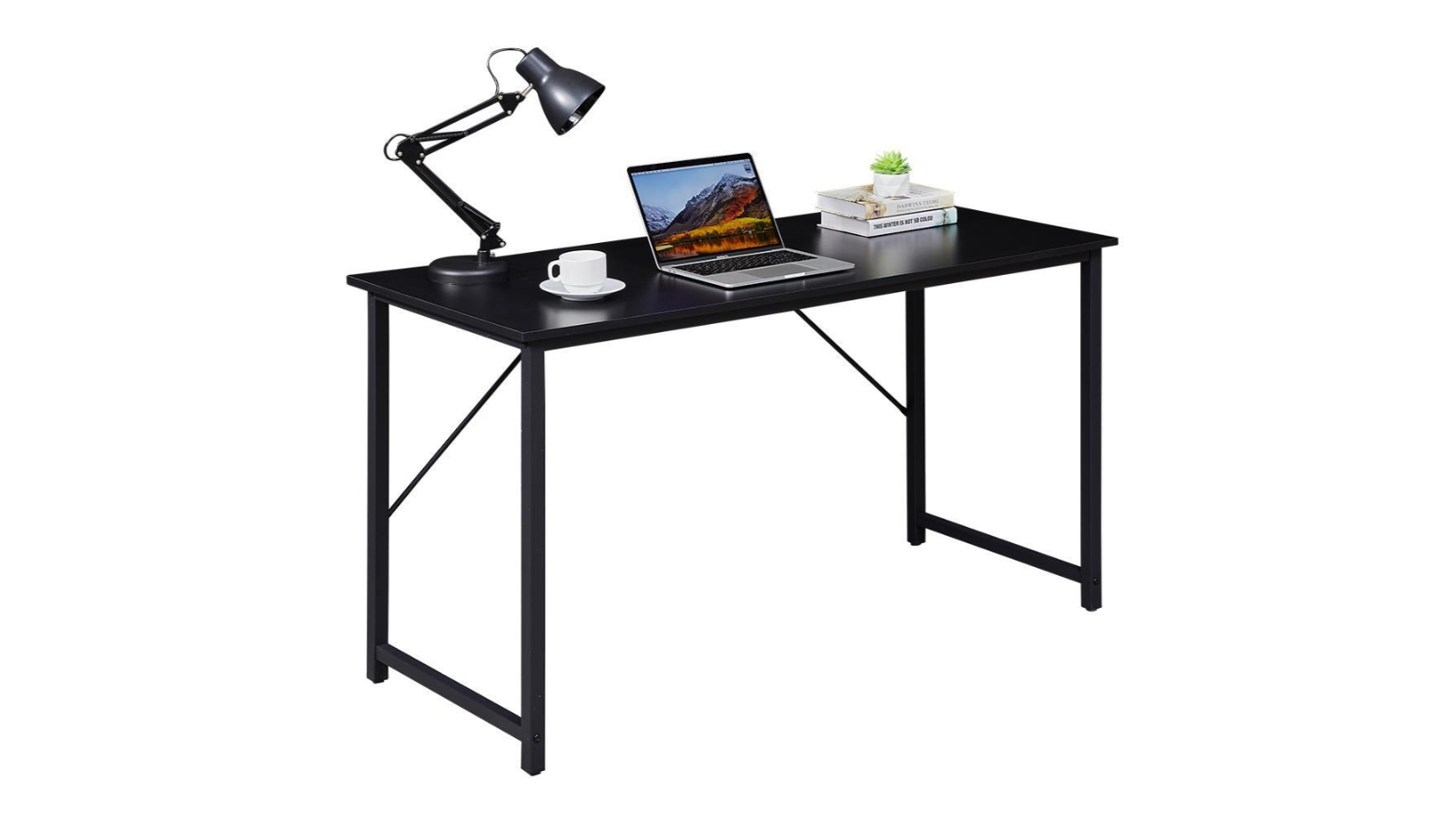 YES4HOMES Multi-Purpose Workstation Computer Desk - Black