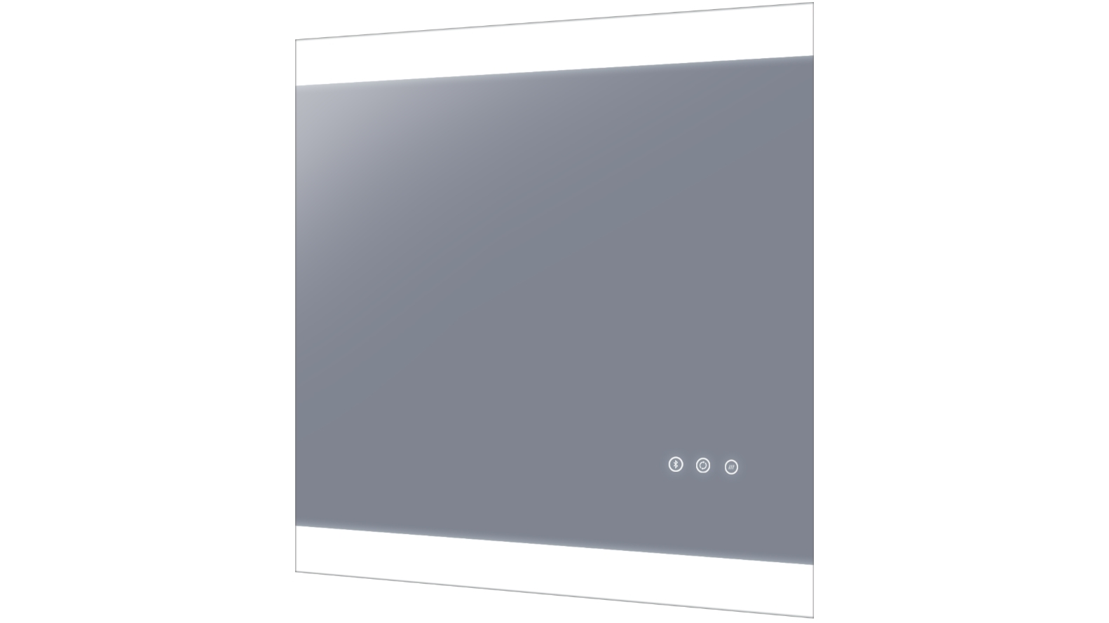 Remer Miro 900mm Backlit LED Mirror with Demister & Bluetooth Speaker
