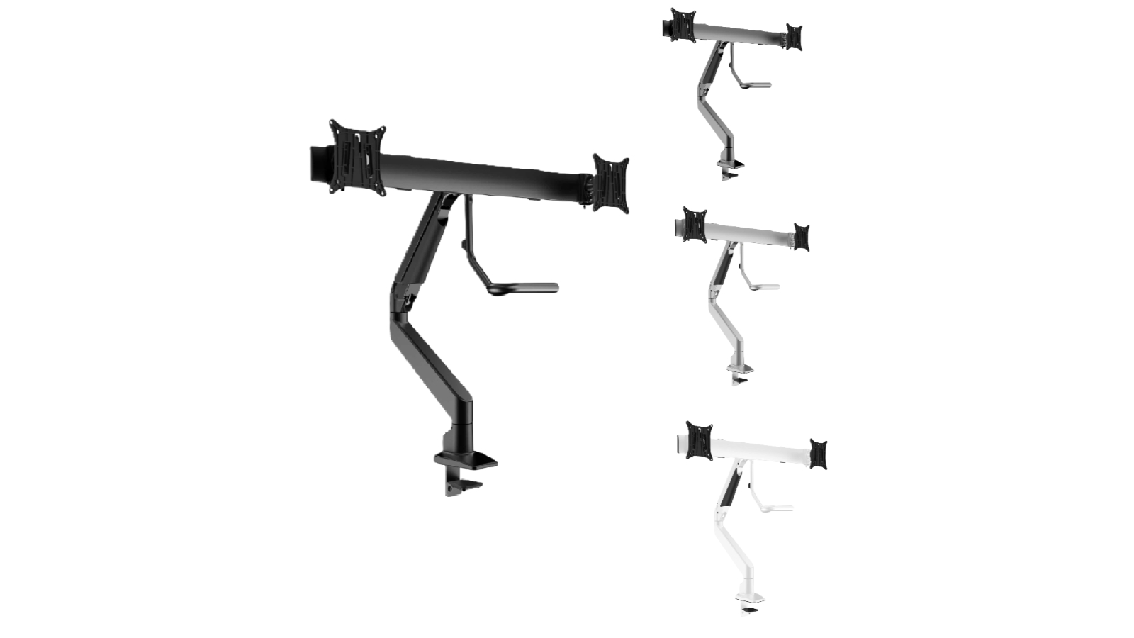 Desky Dual Bar Monitor Arm 