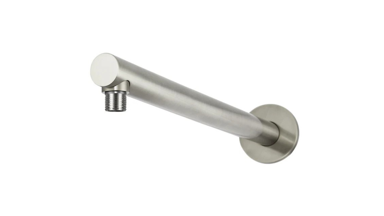 Meir Round 400mm Wall Shower Arm - PVD Brushed Nickel
