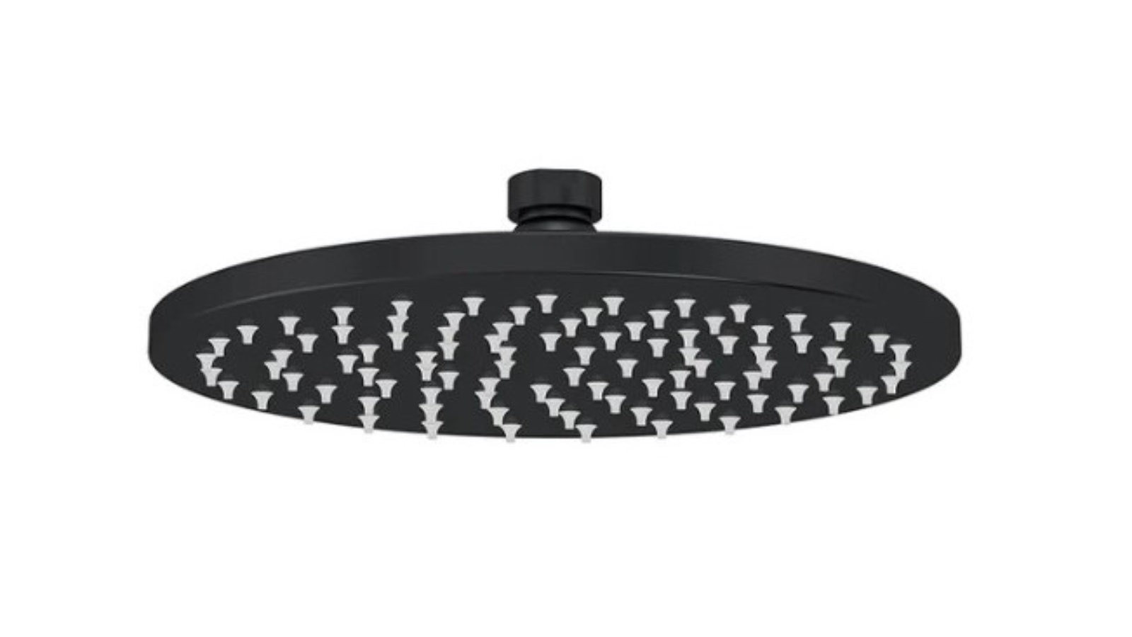Meir 200mm Round Shower Rose - Matte Black