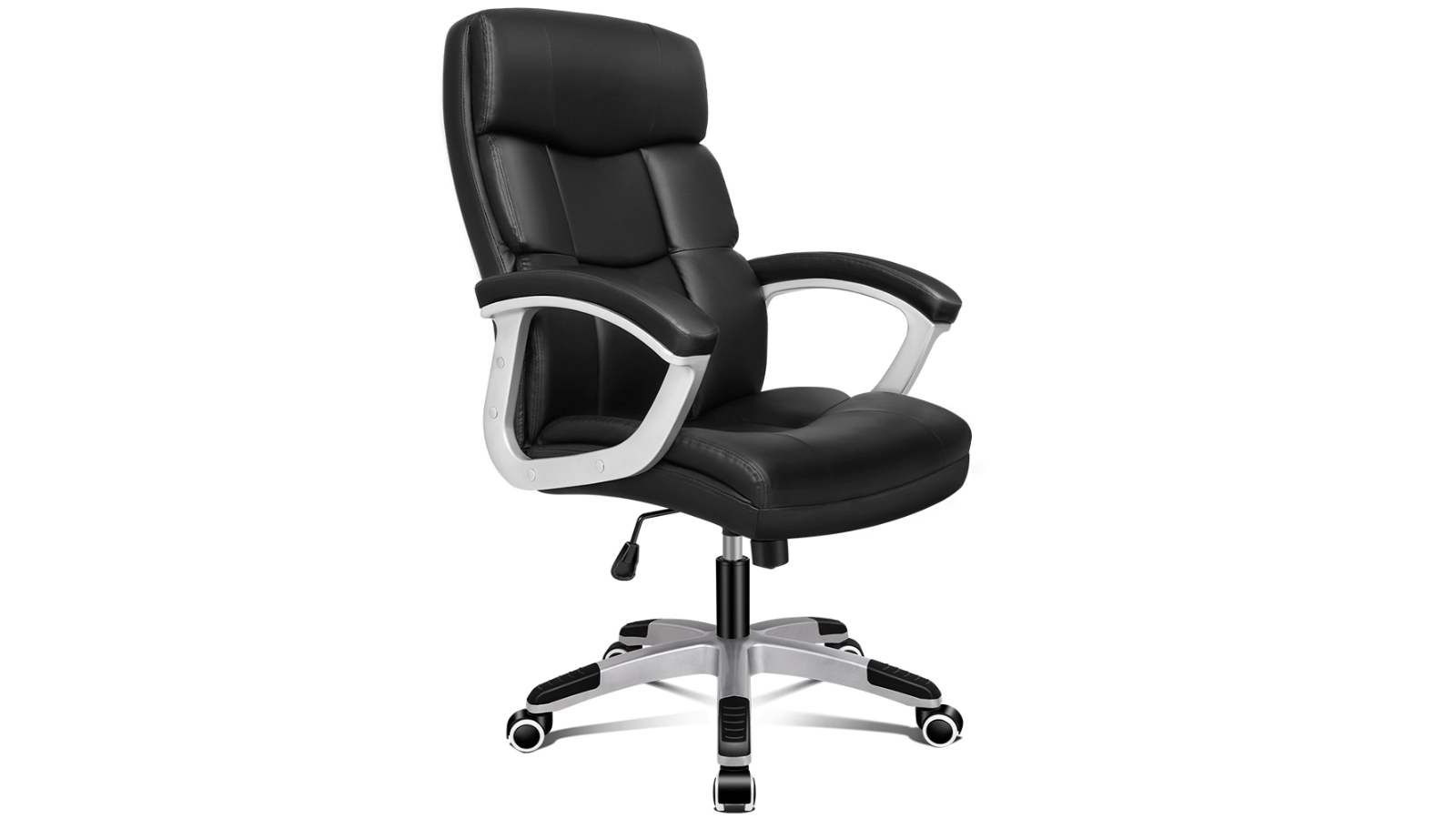 ALFORDSON Office Chair Executive PU Leather Black