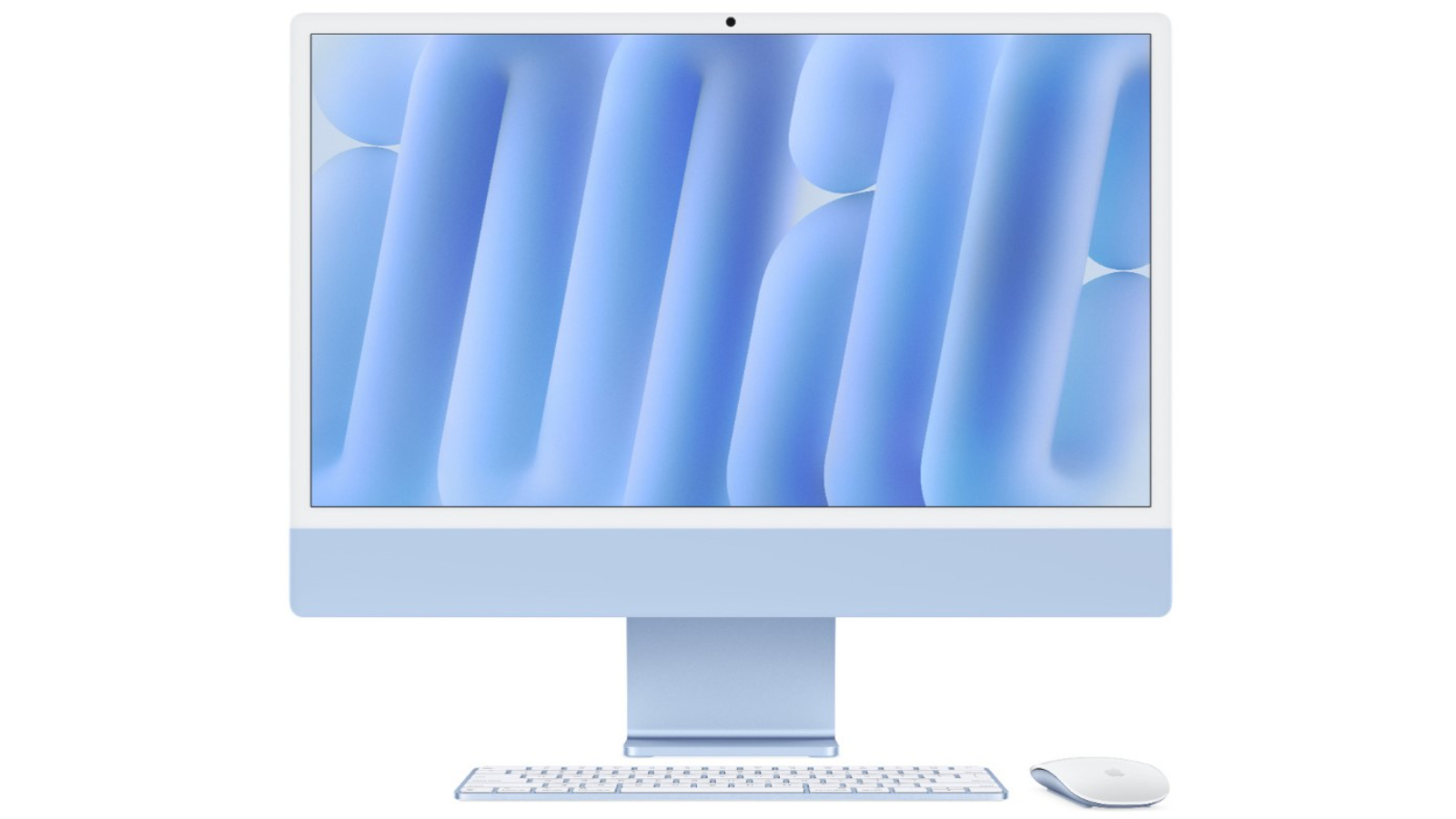 Apple 24-inch iMac M4/16GB/512GB SSD with Retina 4.5K Display + Touch ID Keyboard - Blue