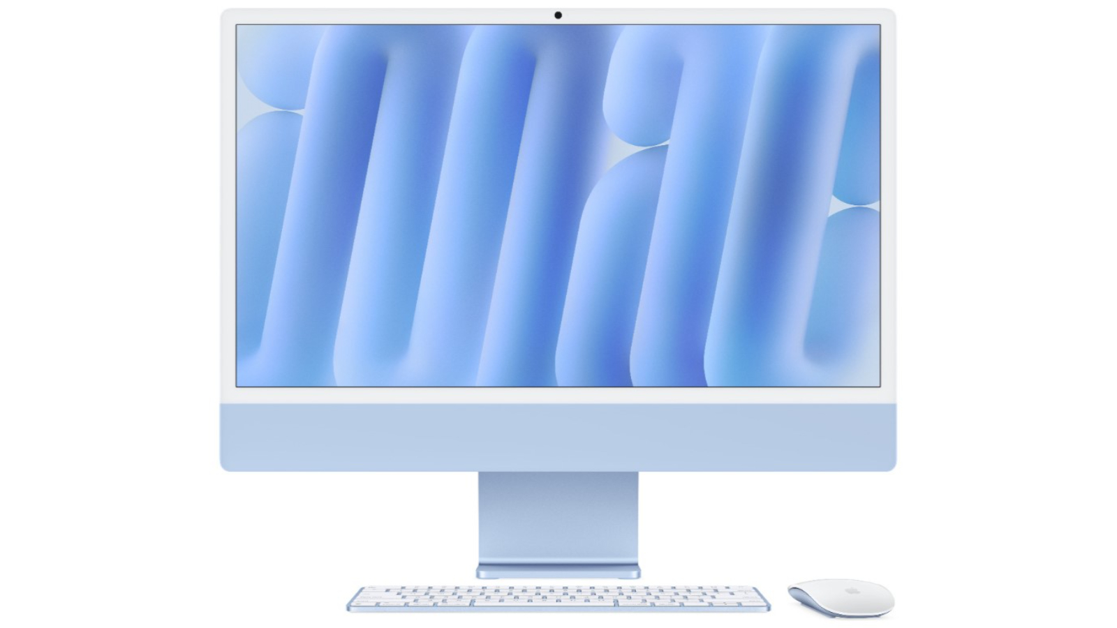 Apple 24-inch iMac M4/24GB/512GB SSD with Retina 4.5K Display + Touch ID Keyboard - Blue