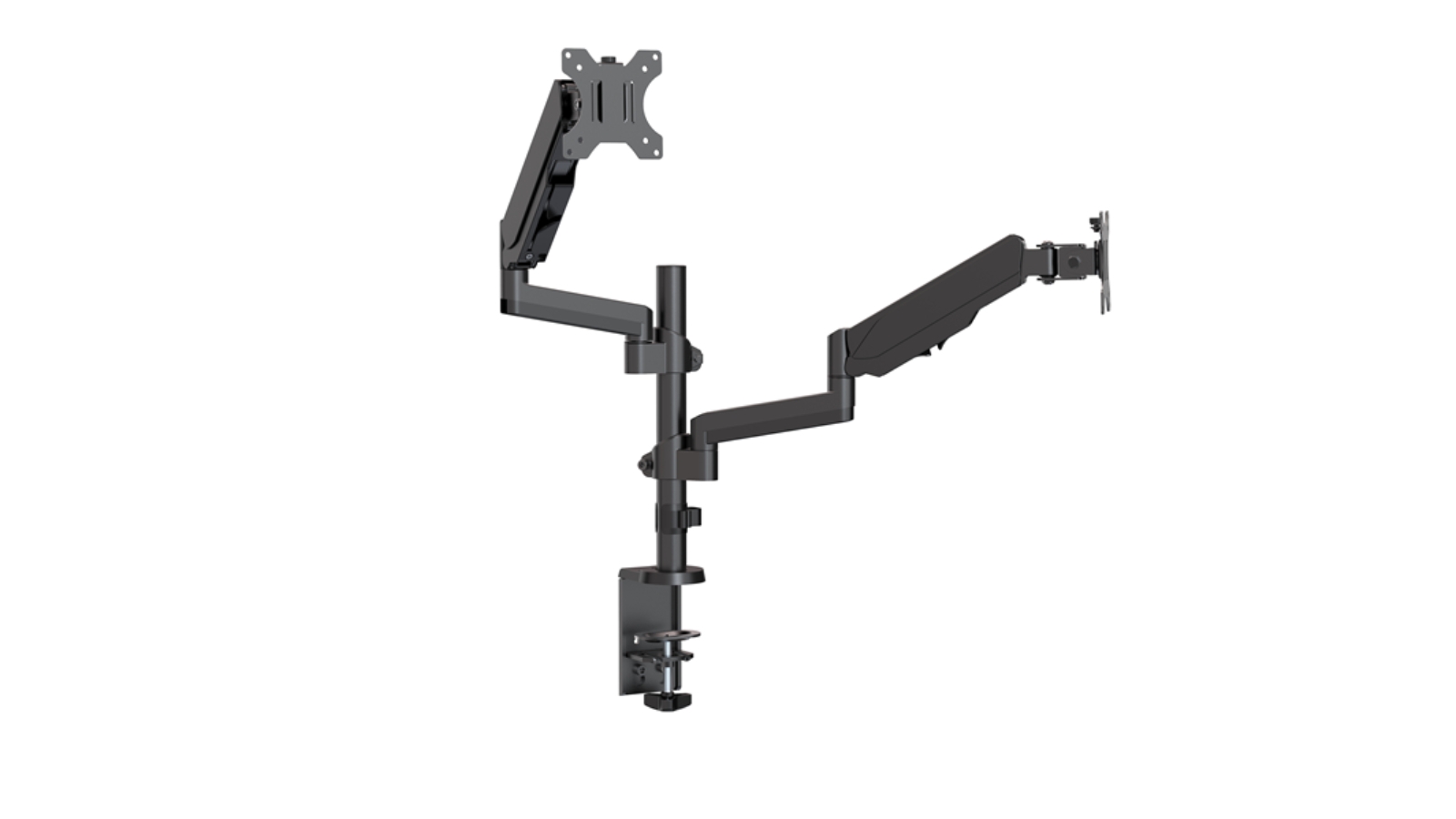 Brateck Dual Monitor Full Extension Gas Spring Arm - 17inch - 32inch Monitors