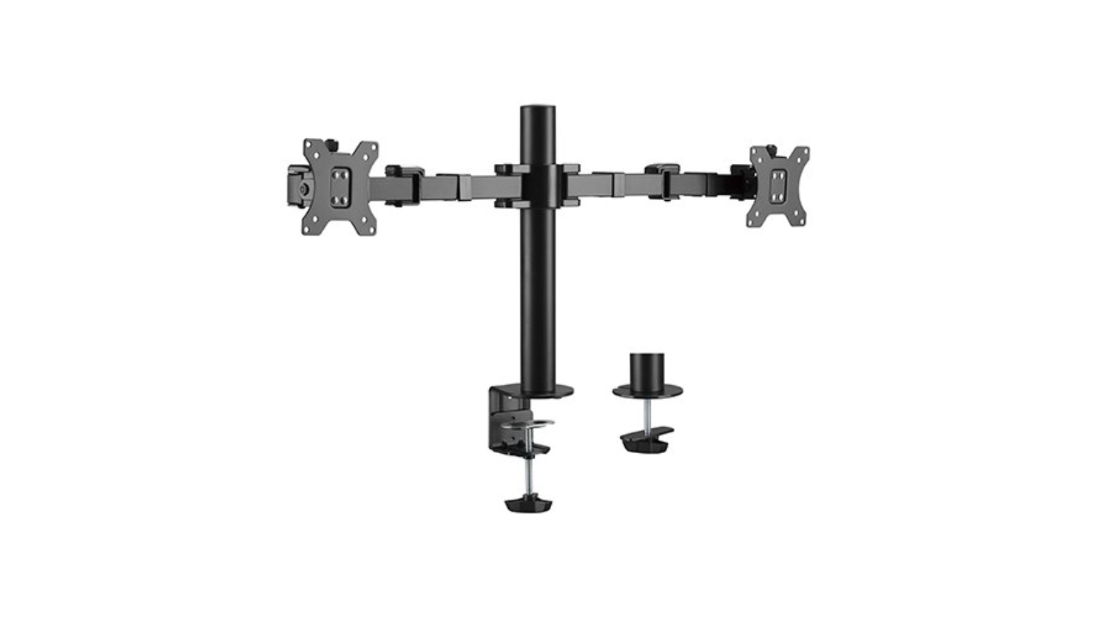 Brateck Dual Monitors Affordable Steel Articulating Monitor Arm - 17inch - 32inch Monitors